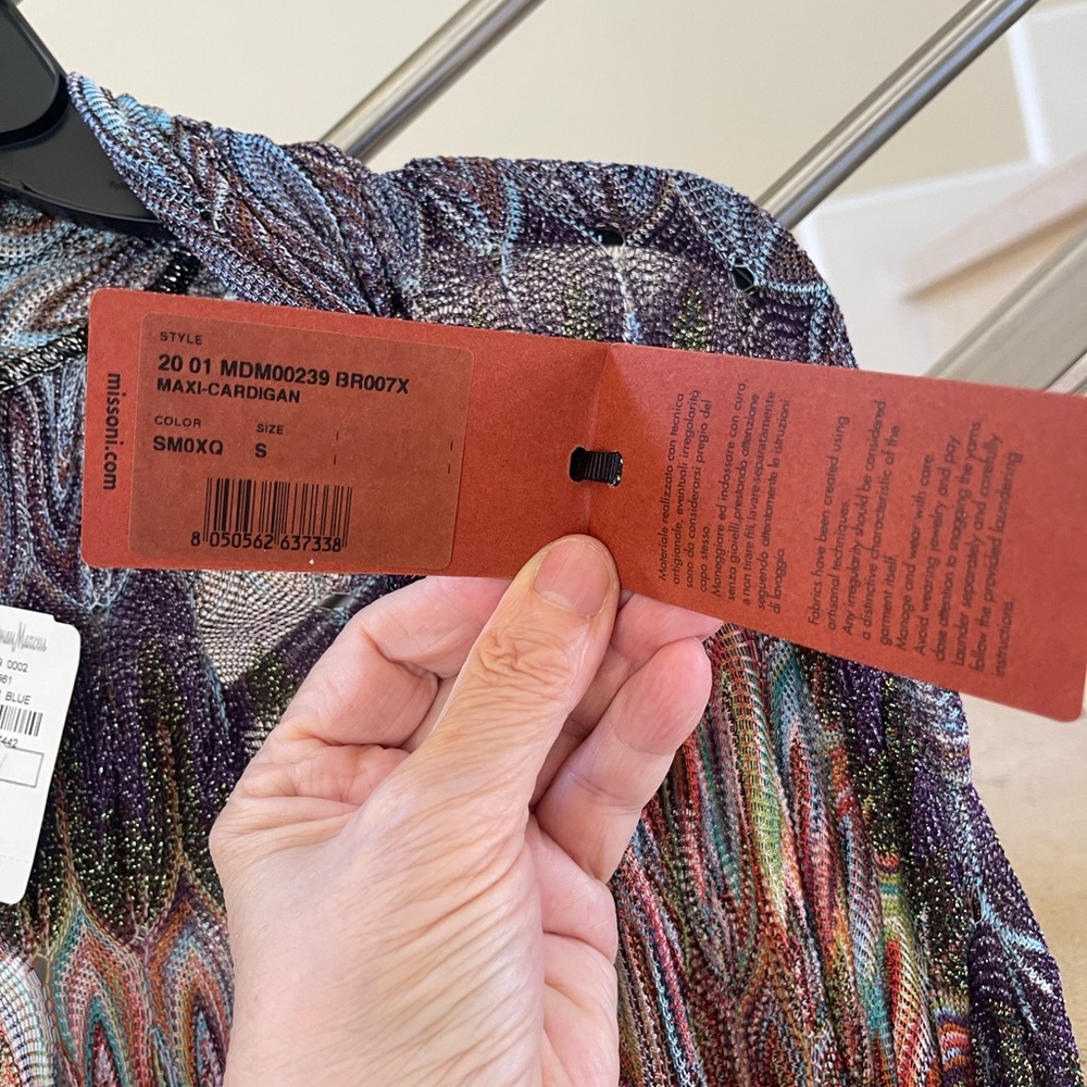 MISSONI Multicolor Maxi jacket - Picture 8 of 11